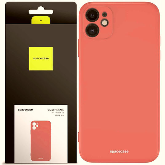 Spacecase Silicone Back Cover Silicone Red (iPhone 11)