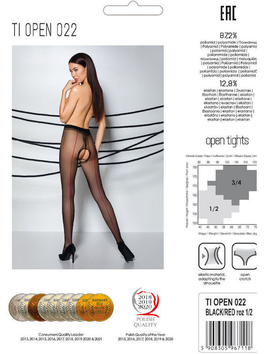 Passion Tiopen 022 Sexy Κάλτσες Μαύρες