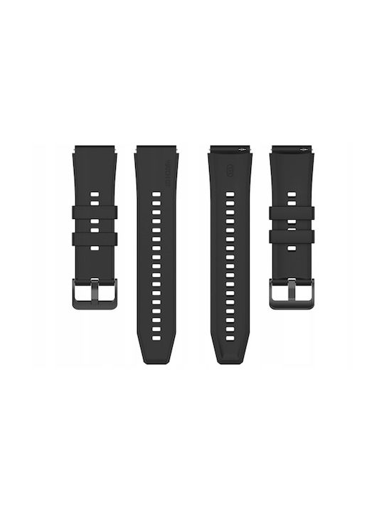 Spacecase Λουράκι Σιλικόνης Μαύρο (Galaxy Watch 42mm)