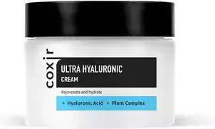 Coxir Moisturizing Facial Care Set Ultra Hyaluronic Gift Set 3 Pcs 1x 150ml Green Tea Ph Clear Cleanser 1x 50ml Ultra Hyaluronic Ampoule 1x 50ml Ultra Hyaluronic Cream