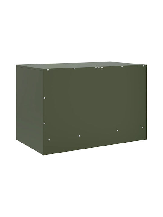 Wohnzimmer TV-Einheit Green olive oil L67xB39xH44cm