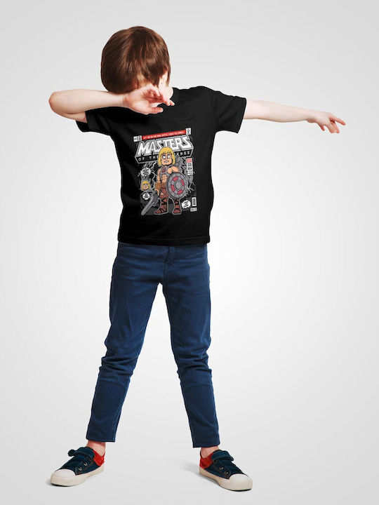 Pop Culture Kids T-shirt Black Heman