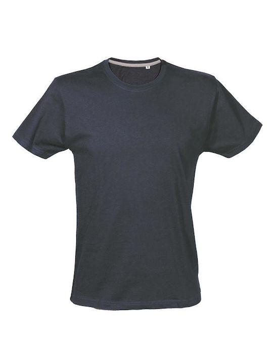 Keya Ανδρικό Διαφημιστικό T-shirt Κοντομάνικο Light Blue