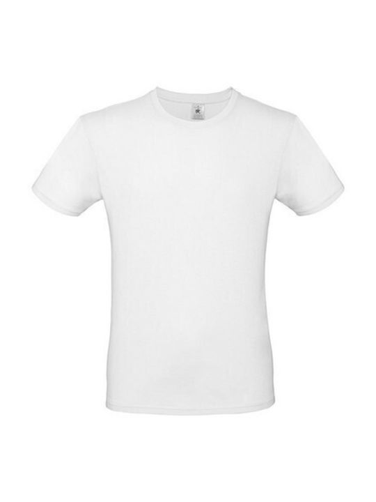 B&C Men's Short Sleeve Promotional T-Shirt White