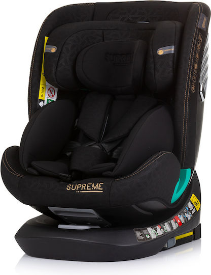 Chipolino Supreme Baby Car Seat i-Size with Isofix Black 0-36 kg