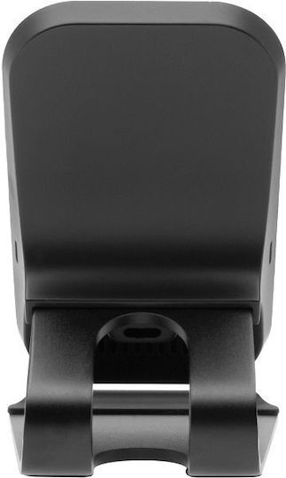 Fixed Kabelloses Ladegerät (Qi Pad) und Kabel USB-C 15W Schwarzς