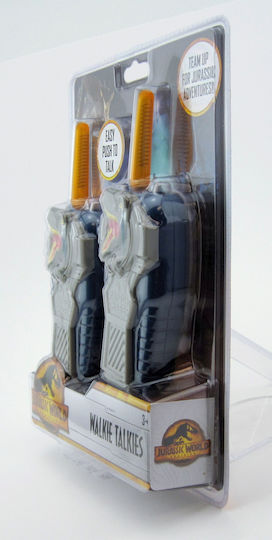 eKids Jurrasic World FRS Deluxe Walkie Talkies Blue-Grey For 3+ Years 2pcs