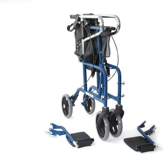 Kifidis Orthopedics Πτυσσόμενος Τροχήλατος Περιπατητήρας Μπλε