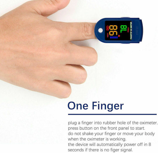 Παλμικό Fingertip Professional Oximeter Blue
