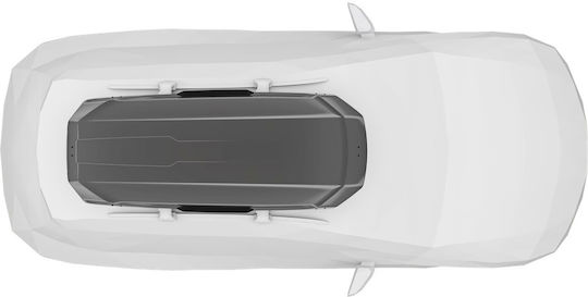 Thule Motion 3 Large Dachboxen für Autos mit Doppelseitiges Öffnen 450lt Titan Glänzend