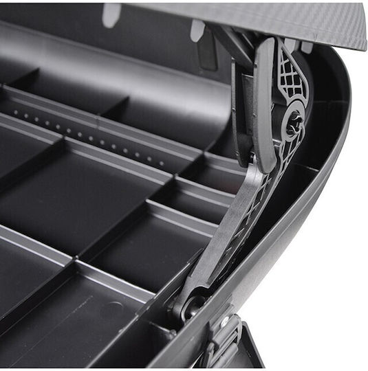 Rackit Car Roof Box With Dual-Side Opening 400lt Black Carbon