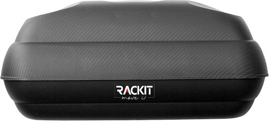 Auto Gs Car Roof Box with Single Opening and 320lt Capacity Black