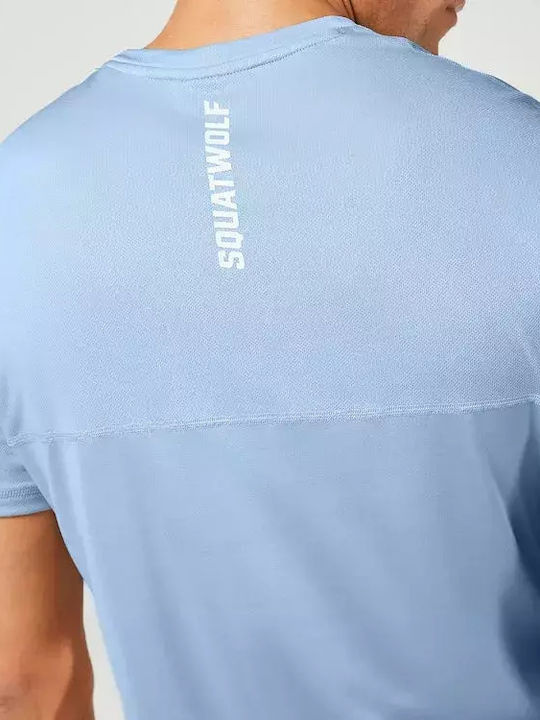 Squatwolf T-shirt Bărbătesc cu Mânecă Scurtă Coronet Blue