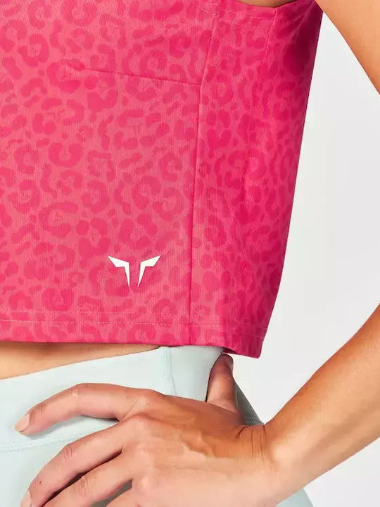 Women's Crop Top Sleeveless Animal Print Cayenne Leopard