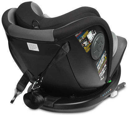 Caretero Mokki Baby Car Seat High-back Booster i-Size with Isofix Grey 0-36 kg