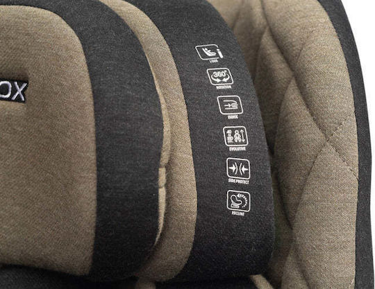 Caretero Turox Baby Car Seat i-Size with Isofix Khaki 0-36 kg