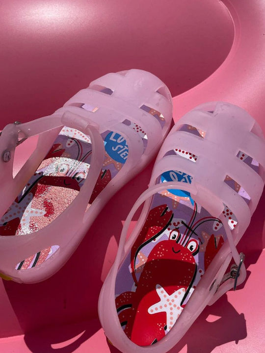 Lobster Children's Beach Shoes Pink