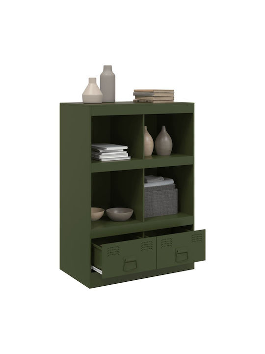 Green Olive Bookcase 67x39x95cm