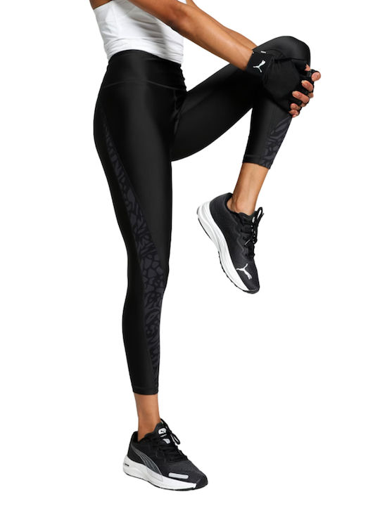 Puma Eversculpt Training Γυναικείο Cropped Κολάν Ψηλόμεσο Μαύρο