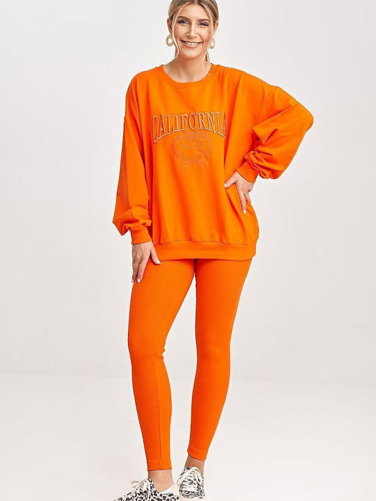 Figl Frauen-Set mit Leggings Orange