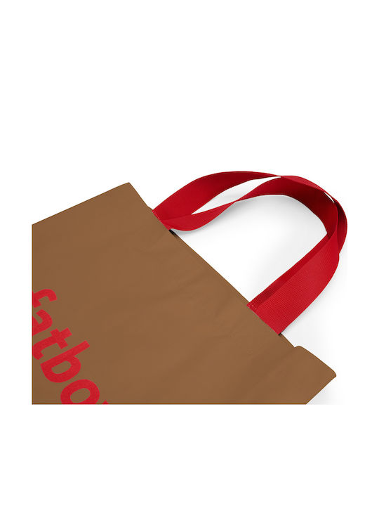 Fatboy Cotton Shopping Bag in Brown color
