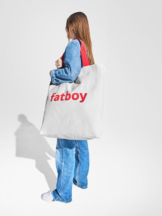 Fatboy Cotton Shopping Bag in White color