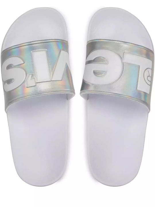 Kinder Flip Flops Silber June