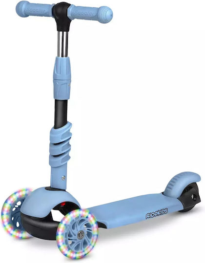 Ricokids Παιδικό Πατίνι Todi Τρίτροχο με Κάθισμα Μπλε