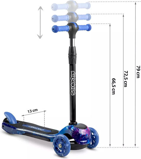 Ricokids Kids Scooter Piko 3-Wheel Blue