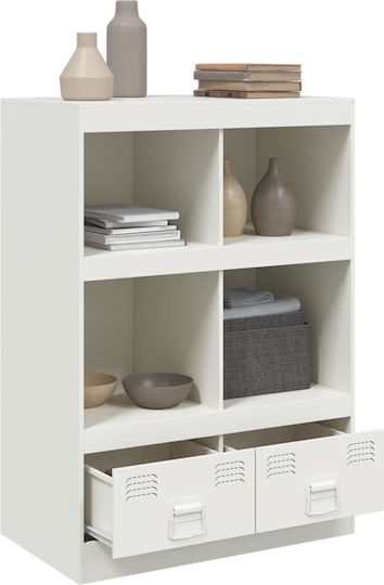 Bibliothek Weiß 67x39x95cm