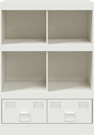 Bibliothek Weiß 67x39x95cm