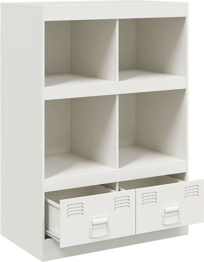Bibliothek Weiß 67x39x95cm
