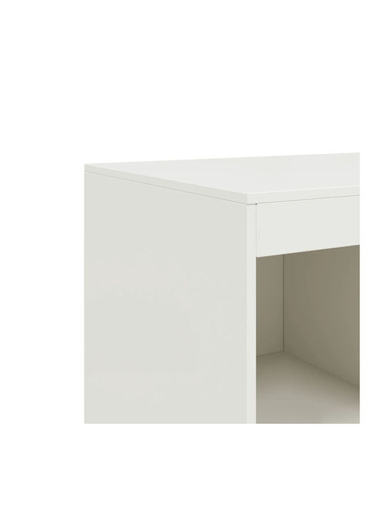 Βιβλιοθήκη Λευκό 67x39x95εκ.