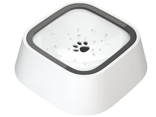 Bol Mâncare pentru Câine & Pisică 1.5lt în Culoare Alb