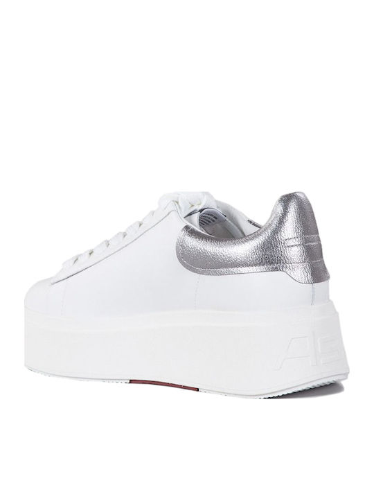 Moby Women's Sneakers White Silver