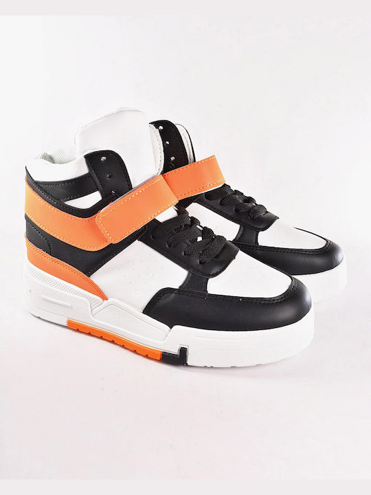 Beltipo Femei Sneakers White-black-orange