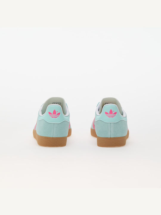 Gazelle Damen Sneakers Flash Aqua / Lucid Pink / Offwhite