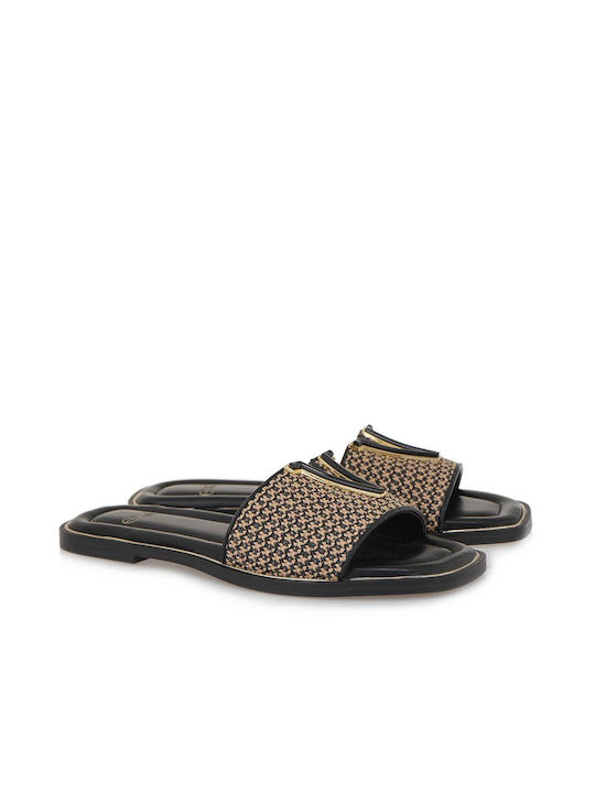 Exe Women's Flat Sandals in Black Color