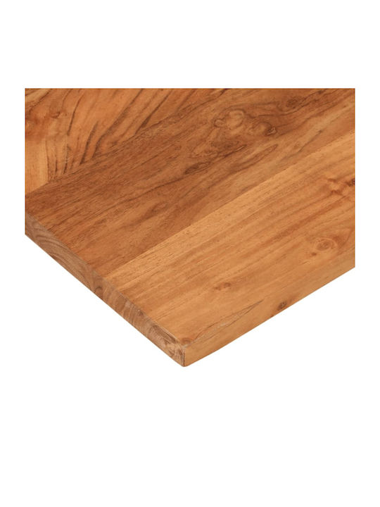 vidaXL Square Table Surface made of Solid Wood Acacia 90x90x2.5cm 370942 1pcs