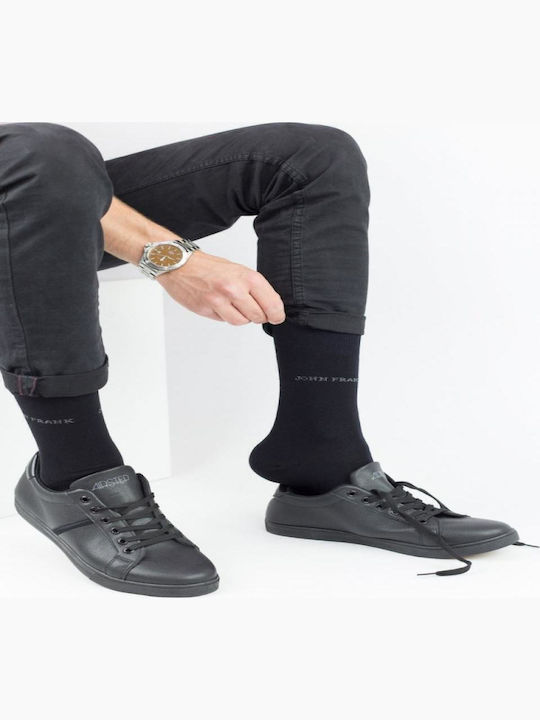 John Frank Bărbați Șosete Uni Black 1Pachet