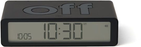 Lexon Flip Classic Tisch-Digitaluhr mit Wecker Weiß