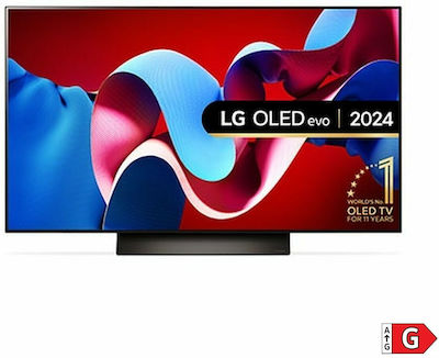 LG Smart TV 48" 4K UHD OLED OLED48C44LA HDR (2024)