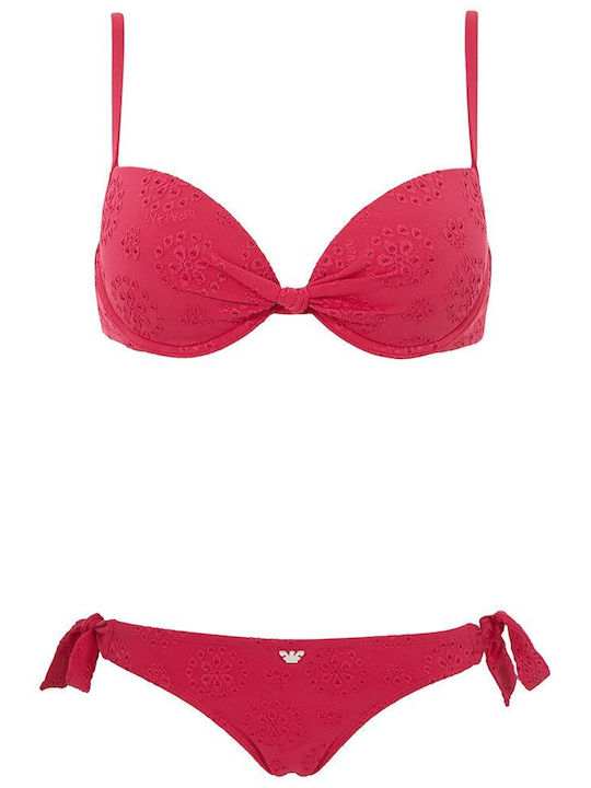 Set Bikini Push Up Cherry Red 2624794R323-01975