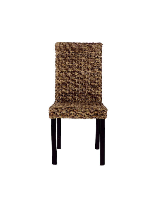 Bali Dining Room Fabric Chair Black Velvet-Black Metal 53x45x53cm