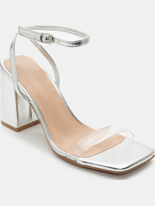 Sandalen Silber