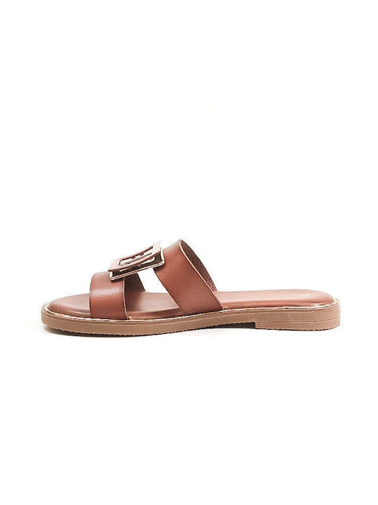 Mods Plus Women's Flat Sandals in Brown Color