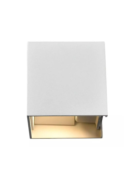 Modern Leuchte Wand mit Integrierter LED und Neutralweißes Licht