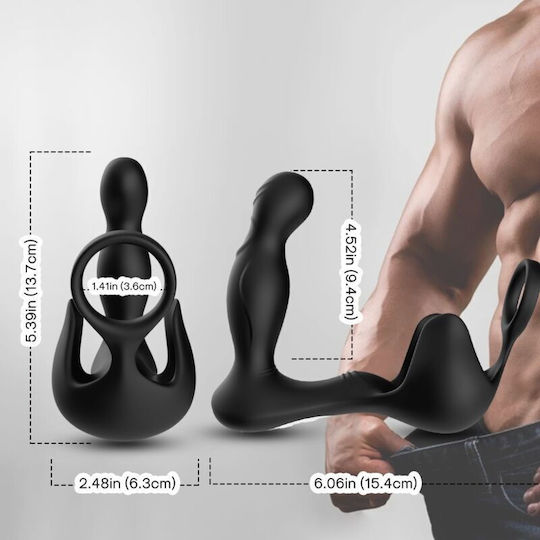 Armony Mini Δονητής G-Spot με Απομακρυσμένο Έλεγχο 15.4cm Μαύρος