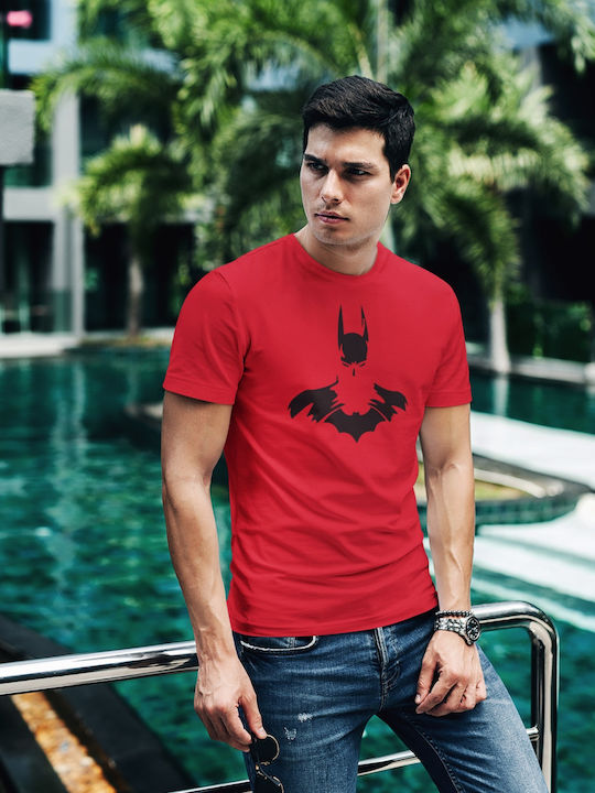 Softworld Batman Shadow T-shirt Batman Κόκκινο