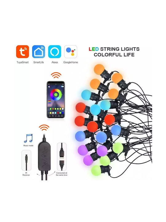 Водоустойчива Гирлянда За Осветление LED RGB